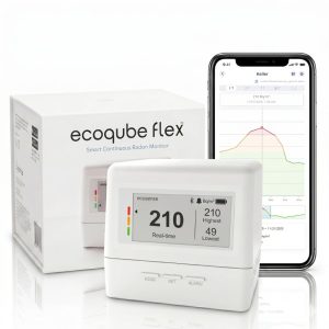 EcoSense EcoQube Flex Smart Radon Detector